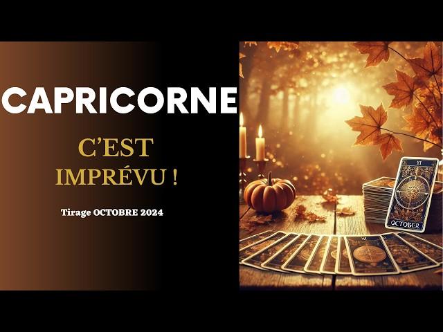 Capricorne Un Déclic I tirage Octobre 2024 