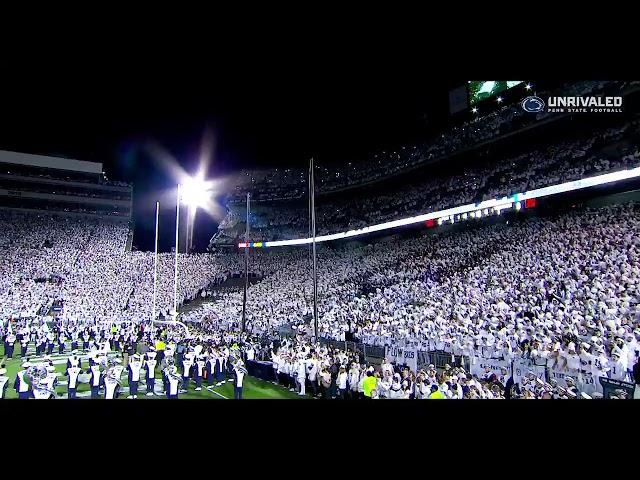 Penn State EPIC White Out Entrance Vs Auburn 2021 HD