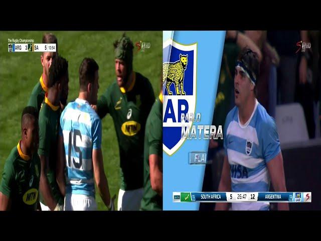 Springboks vs Argentina Rd 2 Player Matchup | Siya Kolisi vs Pablo Matera