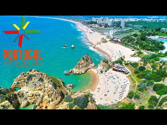 Três Irmãos - Alvor ️ Prainha - João de Arens Beach aerial view - Algarve - 4K Ultra HD