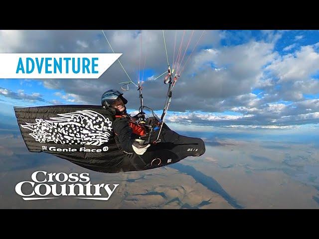 Chasing the paragliding world record in South Africa