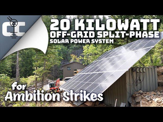 Massive 20kVA Off-Grid Power System by Current Connected️