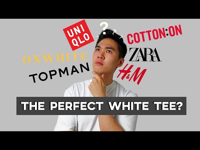 Which BRAND Makes the Best White T-Shirt? | H&M, UNIQLO, COTTON ON, ZARA, OXWHITE or TOPMAN?