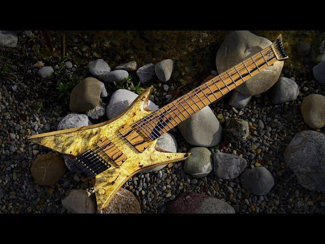 Relaxing Build Montage - Watch me Craft a Custom 8-String Headless Guitar