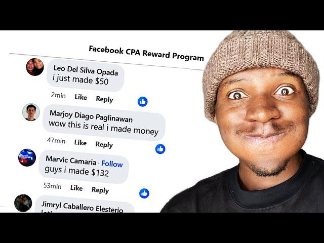 Earn $300 Daily Copy & Pasting Facebook Comments - CPA marketing Tutorial 2024