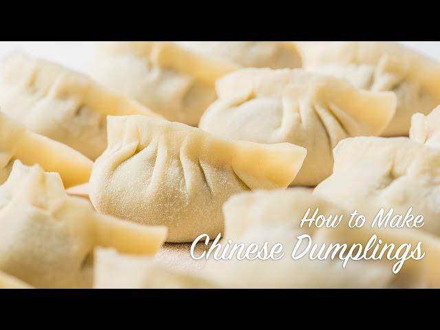 How to Make Chinese Dumplings (recipe) 饺子