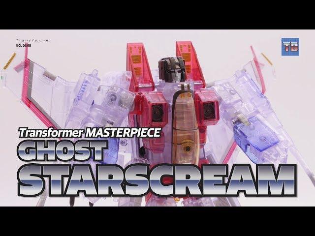 Transformer Masterpiece MP-3G GHOST STARSCREAM Robot Video Review!
