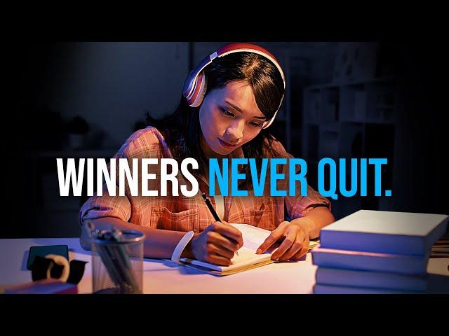 WINNERS NEVER QUIT - Best Self Discipline Motivation Compilation for Success & Studying