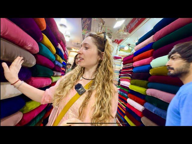 Shopping for PAKISTANI clothes in Liberty Market, Lahore 