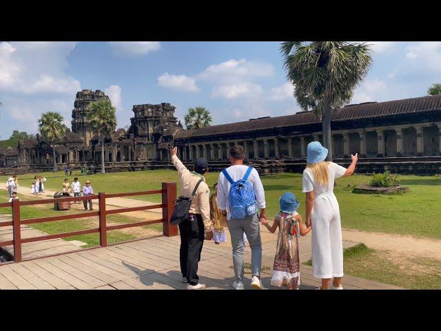  What's INSIDE the Walls of this MYSTERIOUS Temple?  ANGKOR WAT TEMPLE TOUR Cambodia 2023