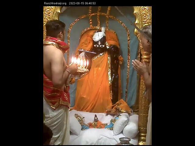 Shri Ranchhodraiji Temple live Darshan Dakor Mangla Aarti #Dakornathakor