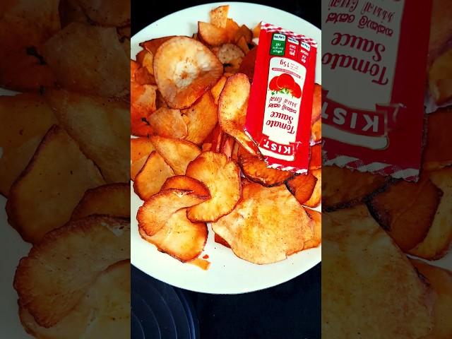 Crispy Cassava Chips  |Traditional Taste SL #shorts #recepieoftheday #cassava