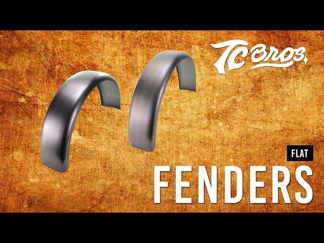 TC Bros. Universal Flat Bobber/Chopper Fenders