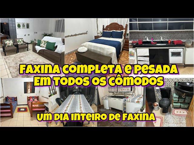 Faxina Completa em todos os Cômodos , a casa estava podre , foi um dia inteiro de faxina pesada.