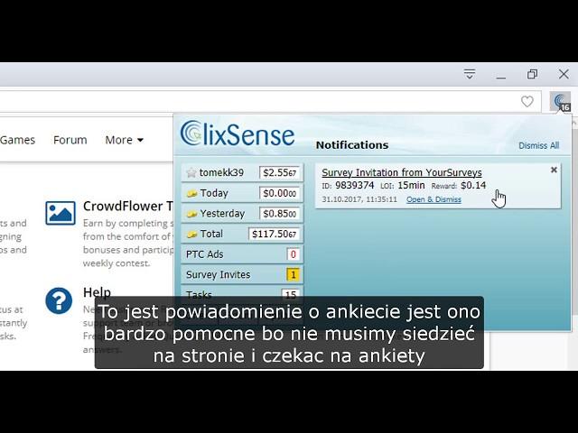 Zarabiaj na wykonywaniu ankiet online - #clixsense #ysense #2021