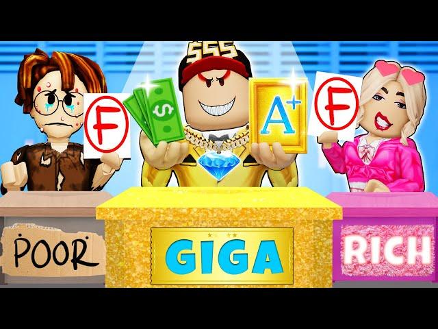 Becoming RICH vs POOR vs GIGA RICH Student in ROBLOX Brookhaven RP | Gwen Gaming Roblox