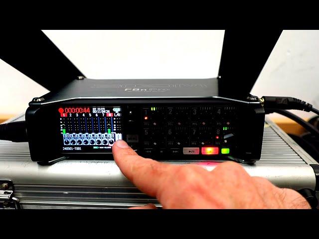 MULTITRACK FIELD RECORDER ZOOM F8N PRO TUTORIAL