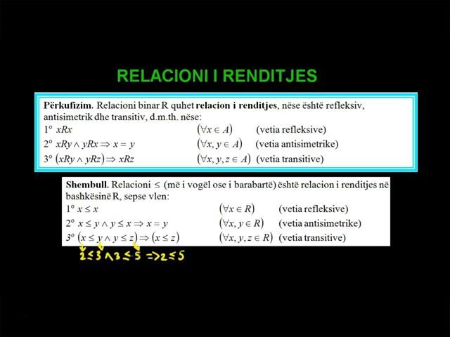 18 Matematika Klasa 10 Mesimi 18 Relacioni i renditjes