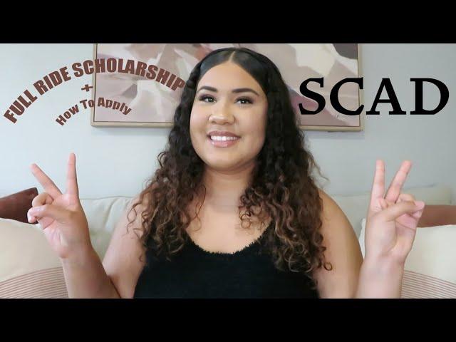 How I Got A FULL RIDE to SCAD + Application Process | Mackenzie Marie