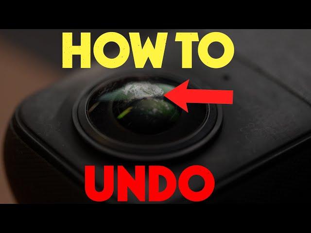 Insta360 - How to Remove a Scratch From Your Lens