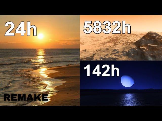 A Day on Every Planet of the Solar System [Remake]