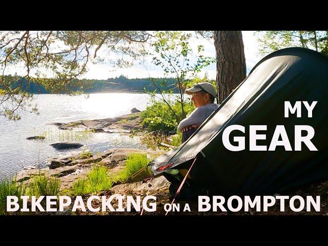 What gear I use for Brompton bikepacking - an update! wild camp & chat about bags, tent, stove etc