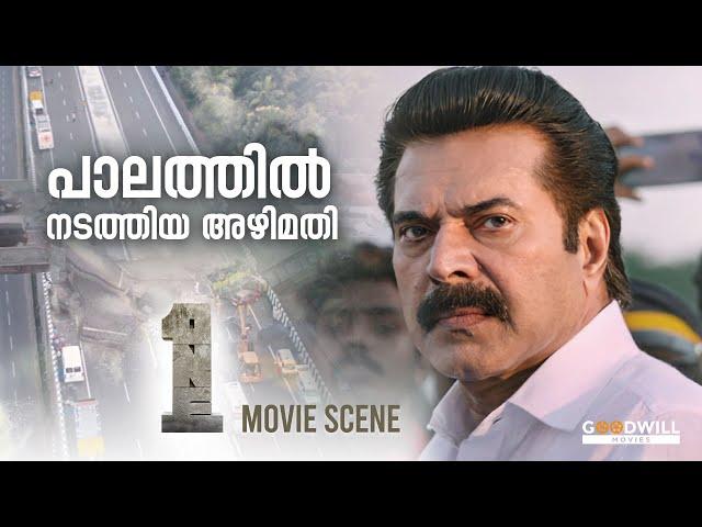 കൂടുതൽ ഫോഴ്‌സിനെ വിളിക്കായിരുന്നിലെ | One Movie Scene | Mammootty | Mathew Thomas