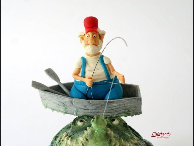 Fisherman & Row Boat Cake Topper Tutorial