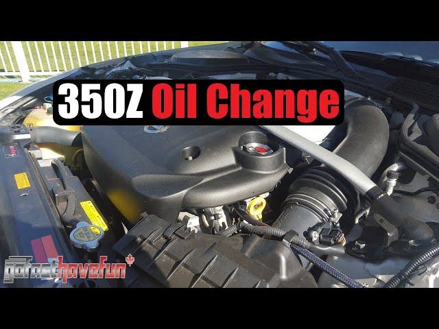 Nissan 350Z / Infiniti G35 Synthetic Oil Change (Nissan 3.5L V6) | AnthonyJ350