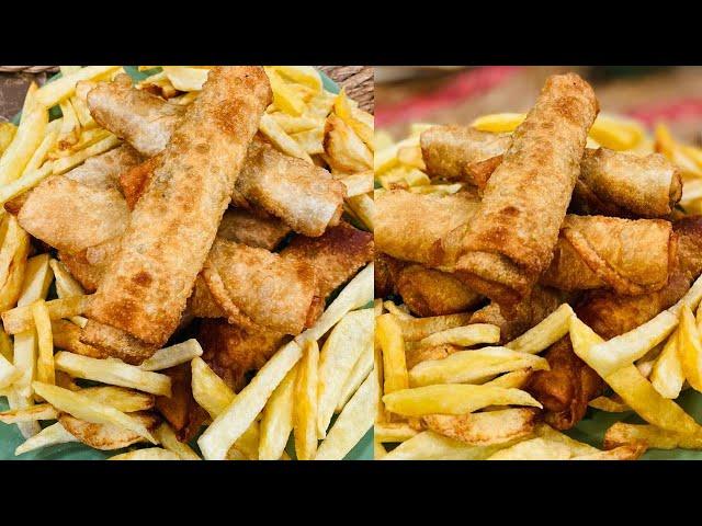 طريقة عمل رولات مقلية باللحمة | البلدي يوكل مع الشيف نونا