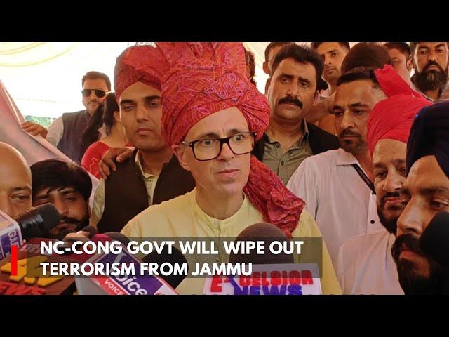 NC-Cong Govt Will Wipe Out Terrorism from Jammu: Omar Abdullah