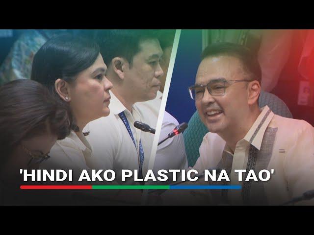 'Hindi ako plastic,' VP Sara tells Alan Peter after 'cordial' remark | ABS-CBN News