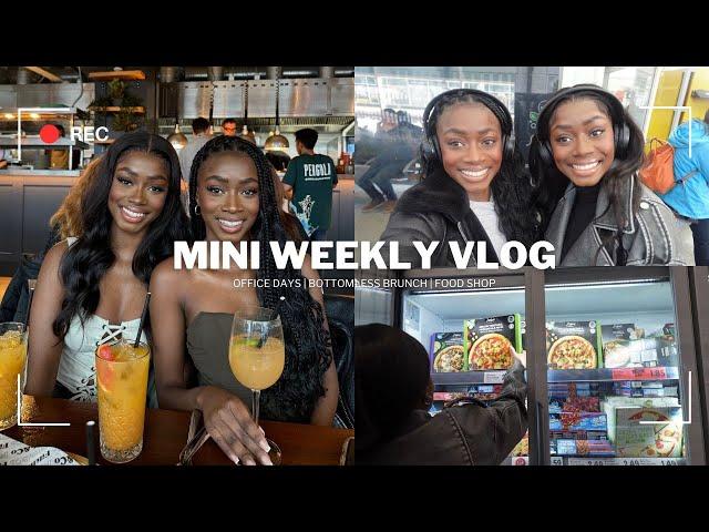 MINI OCTOBER WEEKLY VLOG!! | Office days, Bottomless Brunch, Weekly Food Shop & MORE!!