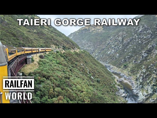 Taieri Gorge Railway | Dunedin Railways | Full passenger POV from Dunedin to Pukerangi | New Zealand