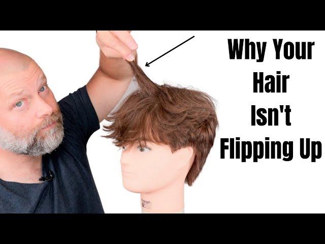 Why Your Hair Does Not Flip Up in Front - TheSalonGuy