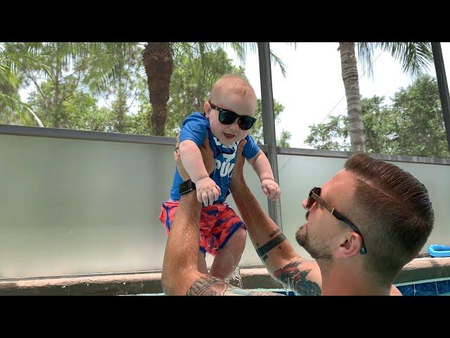 Pool Party Fun! | Jackson Is 7 Months Old & Celebrating Tim's Big Day!