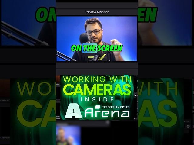 Pre visualization for Camera inside #RESOLUME #ARENA | Advance Training Recap