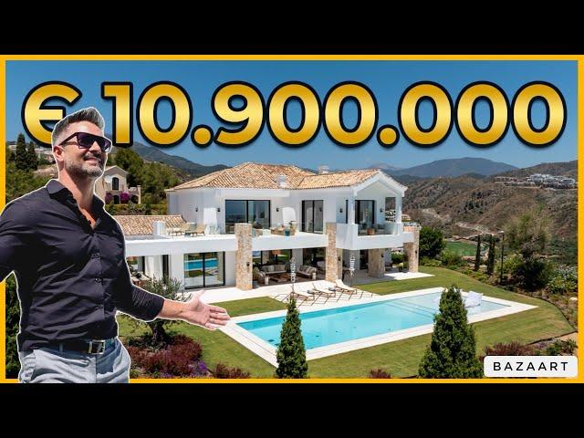 Touring a € 10.9M NEW STUNNING LUXURY VILLA in Marbella, Spain