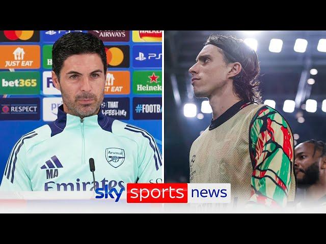 Mikel Arteta provides Riccardo Calafiori/ Jurrien Timber injury update and discusses facing PSG