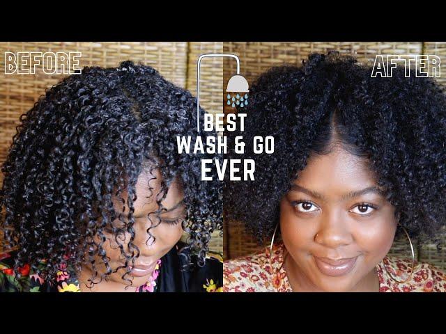  The BEST 2 Product Wash N Go EVER on Type 4 Natural Hair | Big, Defined, Juicy, Moisturized Curls