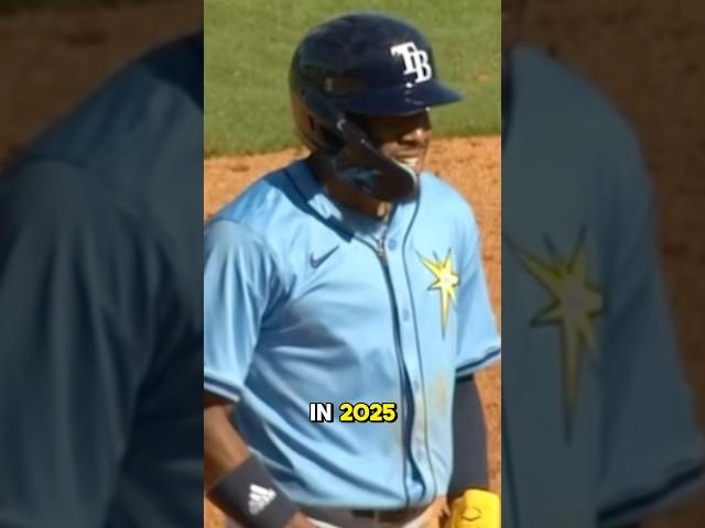 Chandler Simpson Beats Out Crazy Single  #sports #baseball #mlb #shortsfeed #shorts #rays #viral