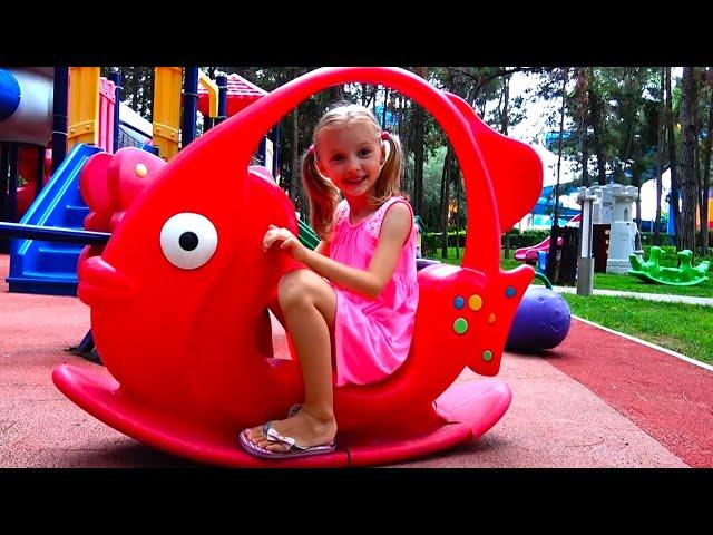 Polina and the best Playgrounds for kids