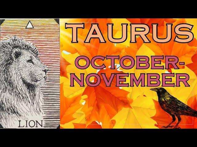 TAURUS- ASK AND YOU SHALL RECEIVE! (OCT-NOV *MABON-SAMHAIN*)