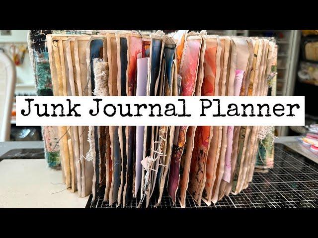 Junk Journal Planner Flip Through Jan - Apr 2024