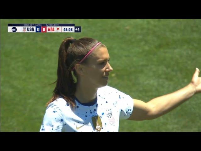 Alex Morgan UNSATISFIED vs Wales | Send Off Series HD 2023