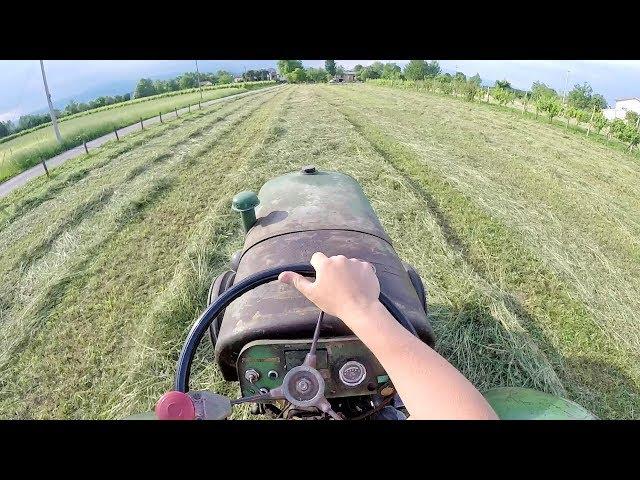 Let’s Drive | Steyr Model 180 - 30 hp - Old Tractor from Year 1952 | Raking Hay