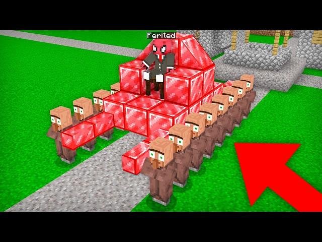 NASIL KÖYLÜLERİ KÖLE YAPTIM? - Minecraft