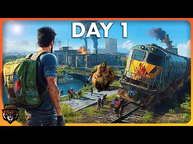 DAY 1 in the MOST ADDICTING Zombie Survival Game...