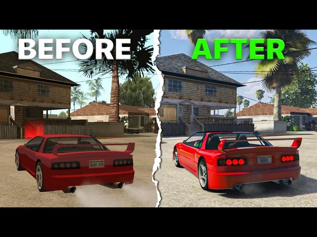 I Made GTA San Andreas Remastered.. But It's GTA 5 Mods