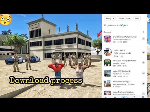 GTA 5 MODE APK IN INDIAN BIKE DRIVING 3D  ||IBD3D GTA V || DOWNLOAD GTA V